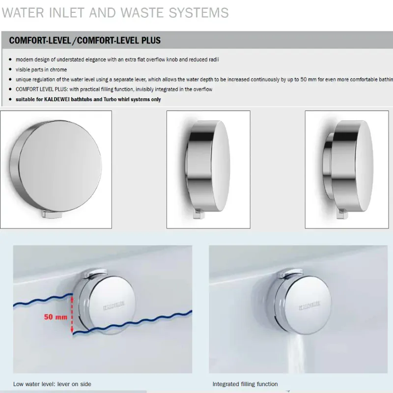 Kaldewei PURO Side Overflow Mod 684 Innebygd Badekar 160x70 cm