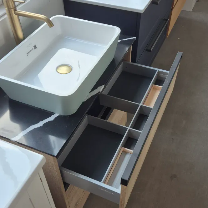 Hovedbilde OUTLET: Dansani Inzo 80 cm Baderomsmøbel Natur Eik - Utstilling