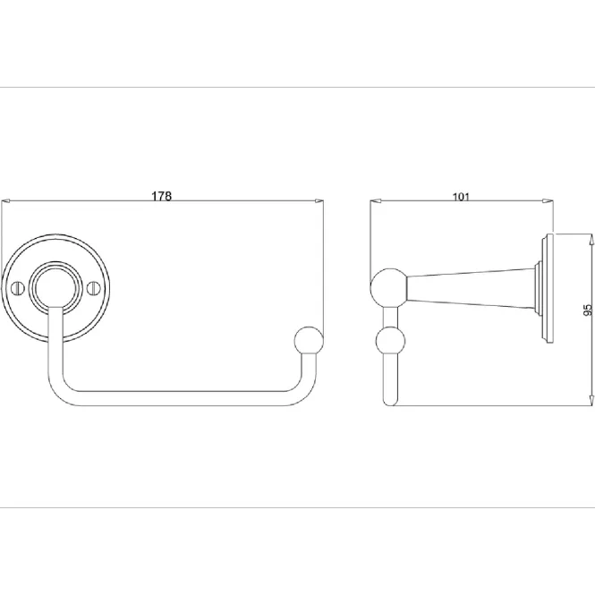 Hovedbilde Burlington toalettpapirholder