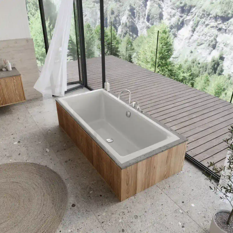 Kaldewei PURO NEXT COMBI Mod 1437 Innebygd Badekar 190x90 cm