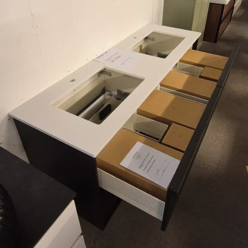 OUTLET: Haven H2/140 Baderomsmøbel Dark Wood - Utstilling