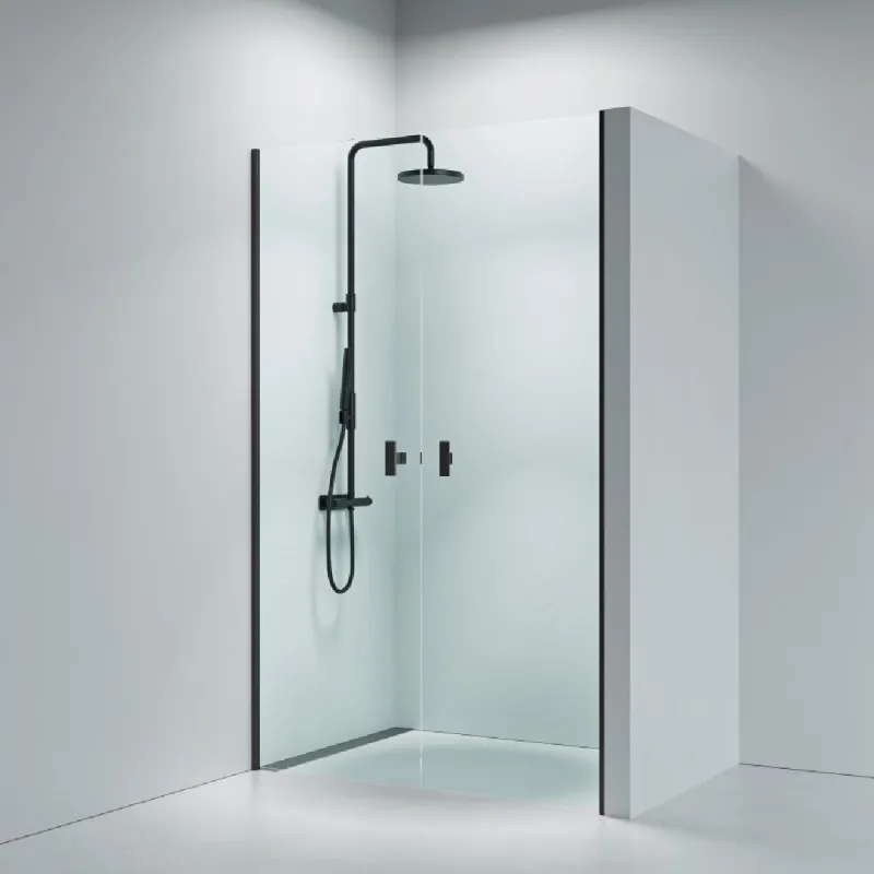 Strømberg Noma 30 Dører For Dusjnisje - Matt Sort