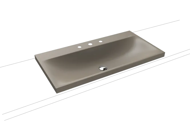 Hovedbilde Kaldewei SILENIO Toppmontert Servant Mod 3041 90x46 cm, Warm Grey 60, ...