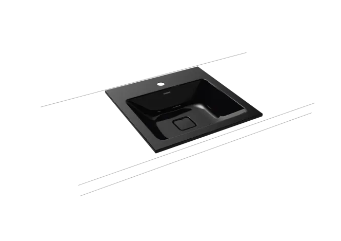 Hovedbilde Kaldewei CONO Mod 3075 Nedfelt Servant, 50x50 cm, Black, 1 kranhull, ...