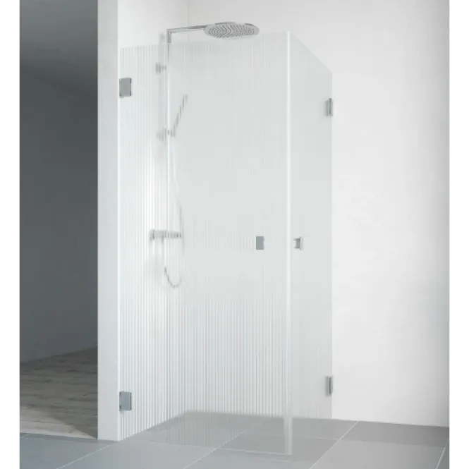 Hovedbilde Macro Grace Rett dusjhjørne - Briljant linjeglass