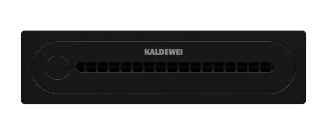 Hovedbilde Kaldewei FLOWPOINT ZERO Mod 2410 Designslukrist, 23.3x6 cm, Black ...