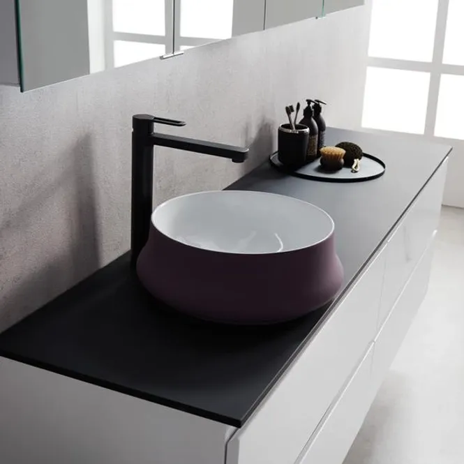 Hovedbilde Scala Bad Flora servant ø40 cm toppmontert porselen