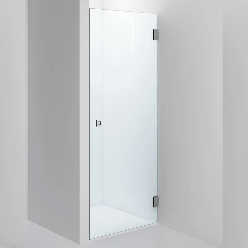OUTLET: INR ARC 2 Dusjdør for nisje 60 cm - Klart glass/Krom