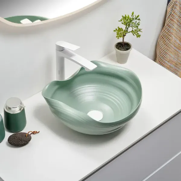 Hovedbilde Scala Bad Handmade ART Sjøbris Toppmontert Servant 38.5x37 cm