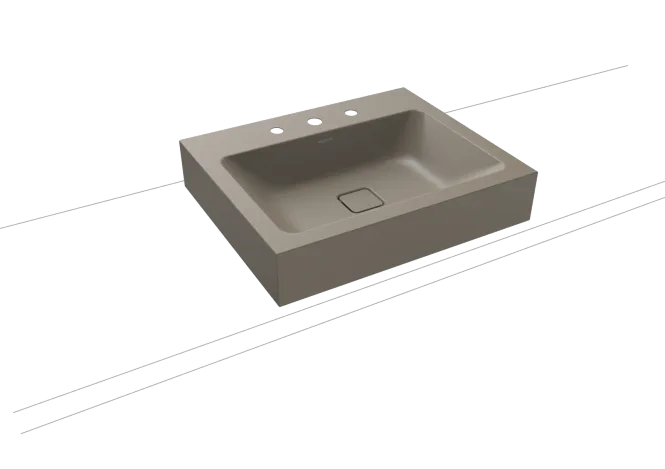 Hovedbilde Kaldewei CONO Mod 3085 Toppmontert Servant, 60x50 cm, Warm Grey 60, 3 ...