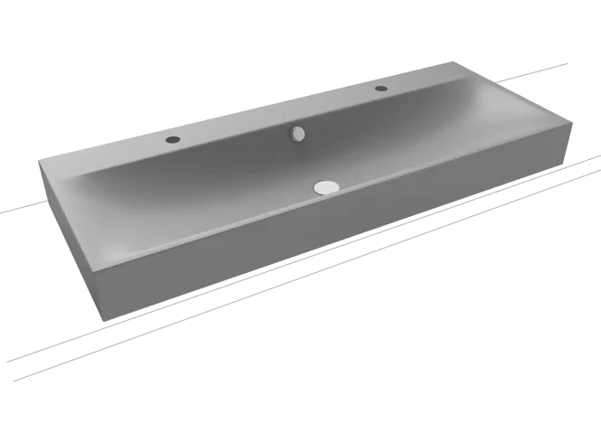Hovedbilde Kaldewei SILENIO Toppmontert Servant Mod 3049 120x46 cm, Cool Grey ...