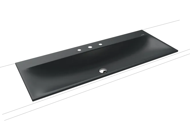 Hovedbilde Kaldewei SILENIO Nedfelt Servant Mod 3039 120x46 cm, Cool Grey 90, 3 ...
