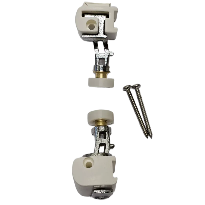 Macro Design Trinser med ett hjul - 2 stk venstre - Hvit