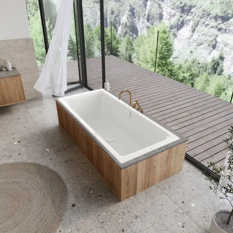 Kaldewei PURO NEXT COMBI Mod 1437 Innebygd Badekar 190x90 cm