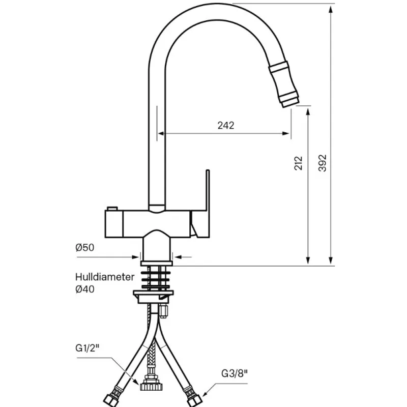 Tapwell RIN886 kjøkkenbatteri