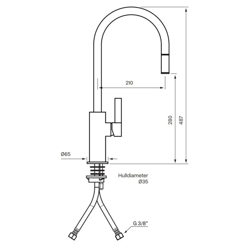 Tapwell ARM185 Kjøkkenbatteri