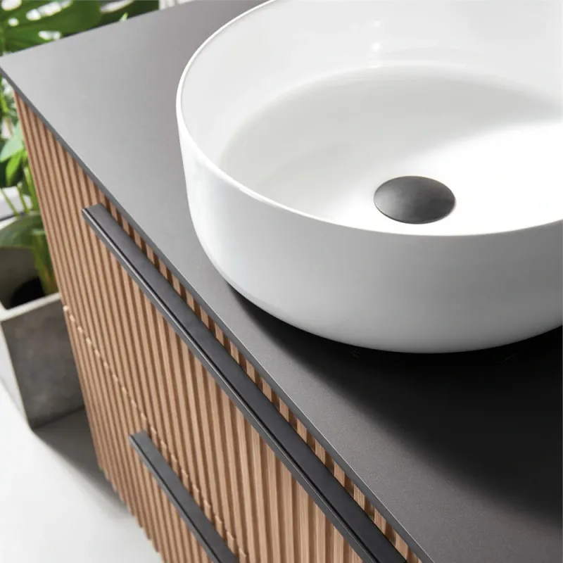 Scala Bad Rund Trend servant ø35 cm toppmontert porselen