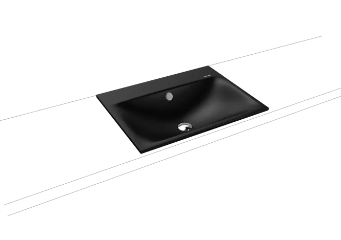 Hovedbilde Kaldewei SILENIO Nedfelt Servant Mod 3037 60x46 cm, Black Matt 100, 0 ...