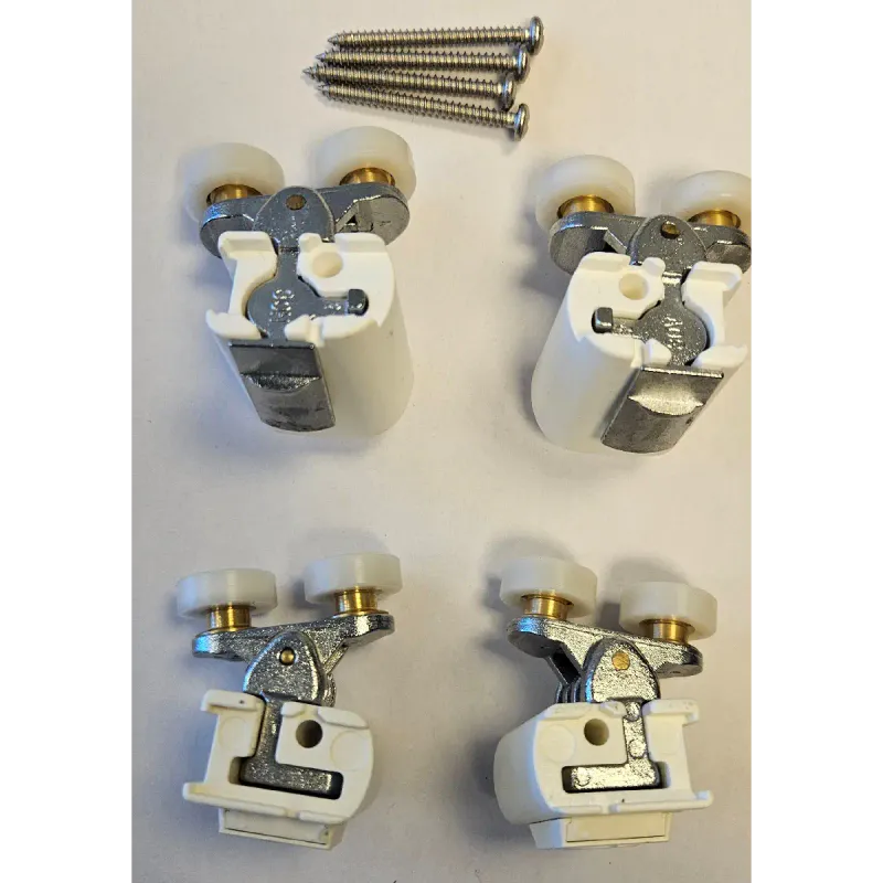 Macro Design Trinser med to hjul - 4 stk - Hvit