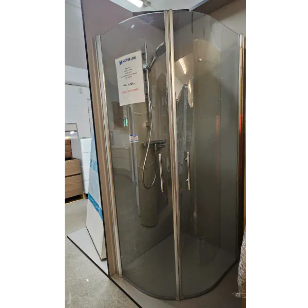Hovedbilde OUTLET: Novellini Young R2 Lux Buet Dusjhjørne 75x90 cm - Slagdører, ...