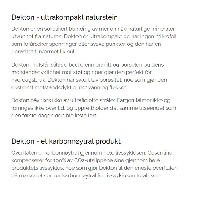 Hovedbilde Scala Bad Uyuni møbelservant 61-241 cm DEKTON
