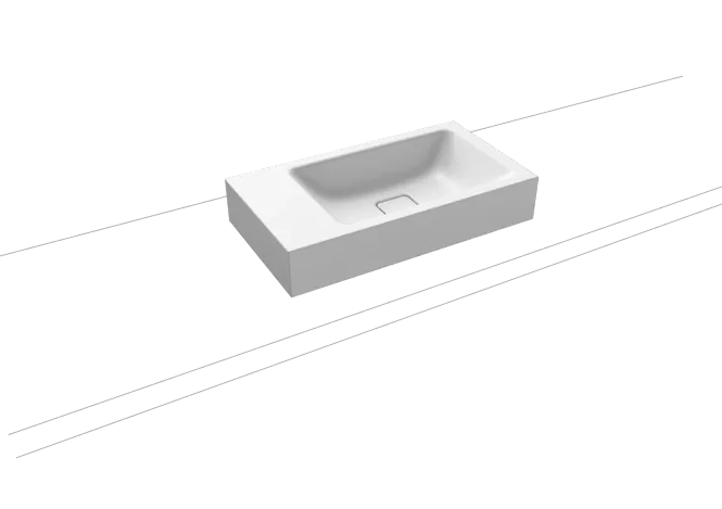 Hovedbilde Kaldewei CONO Mod 3074 Toppmontert Servant, 55x30 cm, Alpine White ...