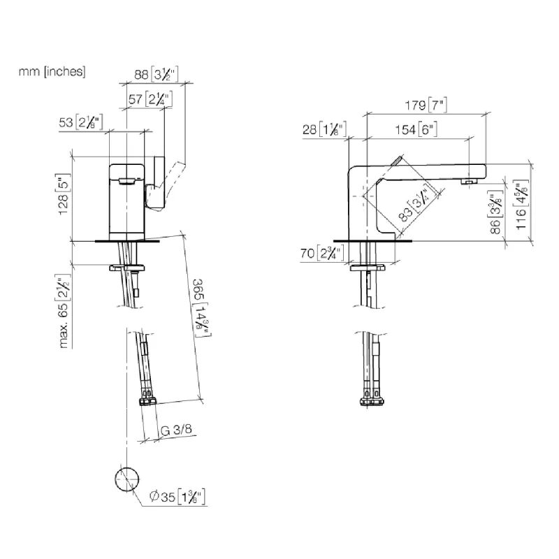 Dornbracht LULU servantbatteri