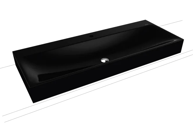 Hovedbilde Kaldewei SILENIO Toppmontert Servant Mod 3049 120x46 cm, Black, 1 ...