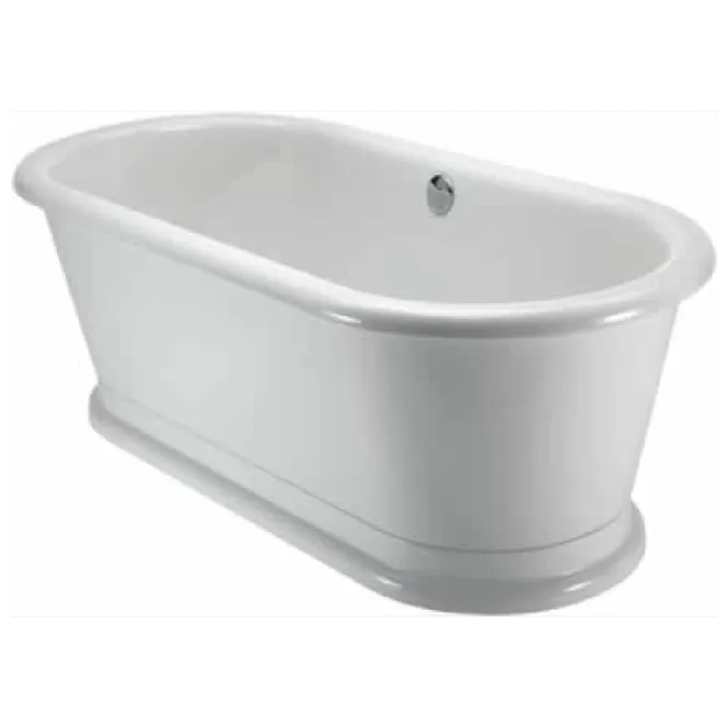 Hovedbilde Burlington London Round Frittstående Badekar 180x85 cm