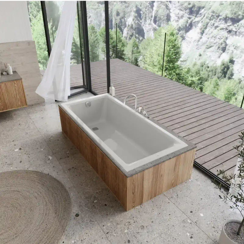 Kaldewei PURO NEXT Mod 1430 Innebygd Badekar 190x90 cm