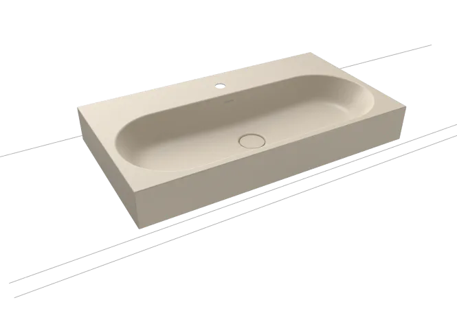 Hovedbilde Kaldewei CENTRO Mod 3058 Toppmontert Servant, 90x50 cm, Warm Beige ...