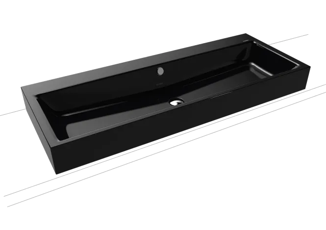 Hovedbilde Kaldewei PURO Mod 3168 Toppmontert Servant, 120x46 cm, Black, 0 ...