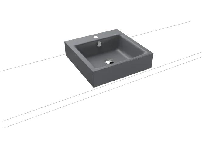 Hovedbilde Kaldewei PURO Mod 3156 Toppmontert Servant, 46x46 cm, Cool Grey 70, 1 ...
