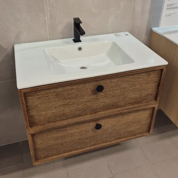 Hovedbilde Quadro Bad Nordic Wood 80-100 cm Servantskap - med Servant