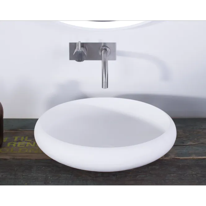 Hovedbilde Copenhagen Bath Rosenborg rund servant - toppmontert