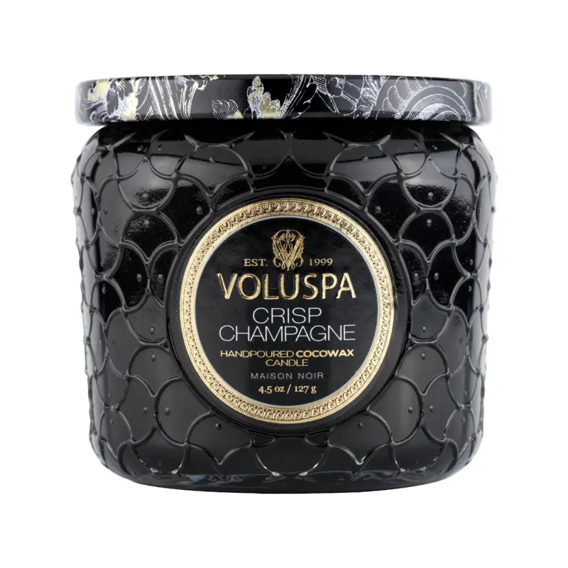 Voluspa Maison Noir Petite Jar Duftlys - Crisp Champagne