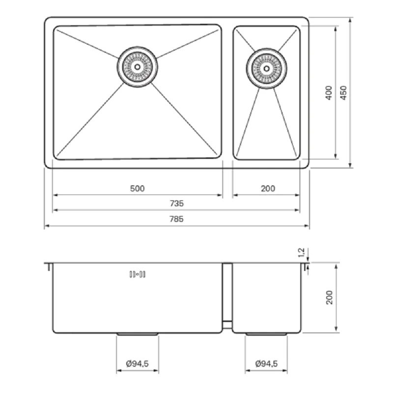 Tapwell TA7040 kjøkkenkum