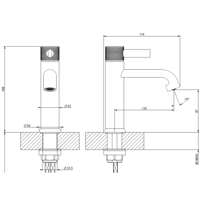 Hovedbilde Gessi Inciso servantbatteri