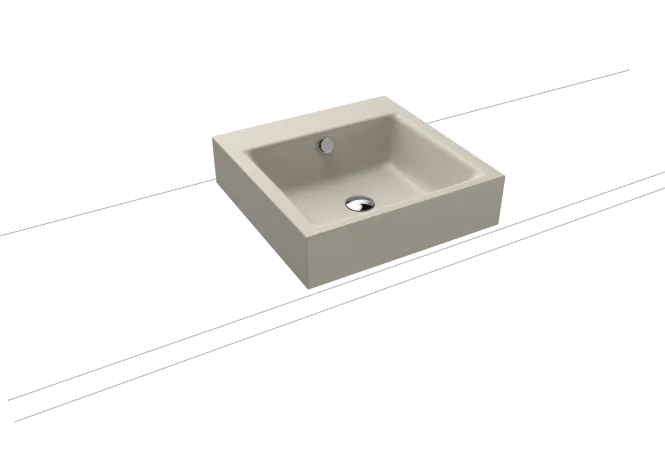 Hovedbilde Kaldewei PURO Mod 3156 Toppmontert Servant, 46x46 cm, Warm Grey 10, 0 ...