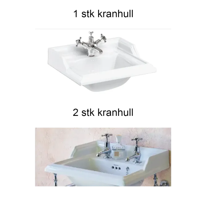 Hovedbilde Burlington servantskap 51x45 cm med Classic porselensservant