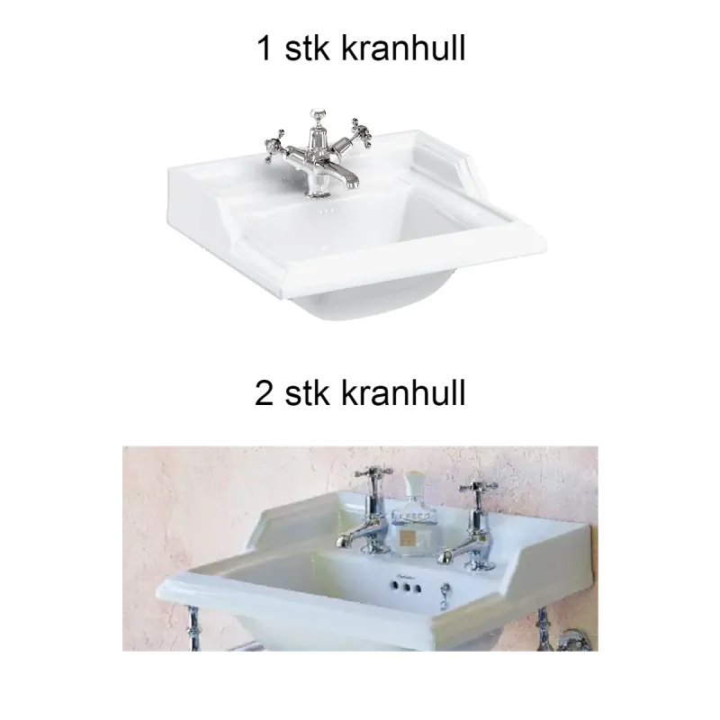 Burlington servantskap 51x45 cm med Classic porselensservant