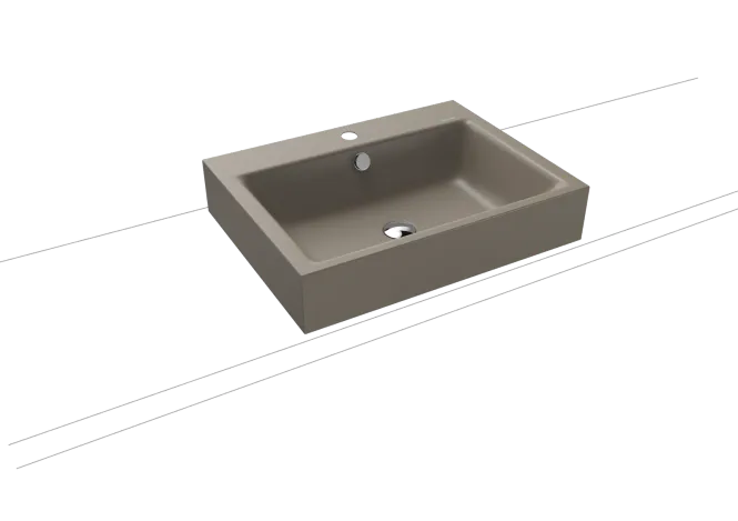 Hovedbilde Kaldewei PURO Mod 3157 Toppmontert Servant, 60x46 cm, Warm Grey 60, 1 ...