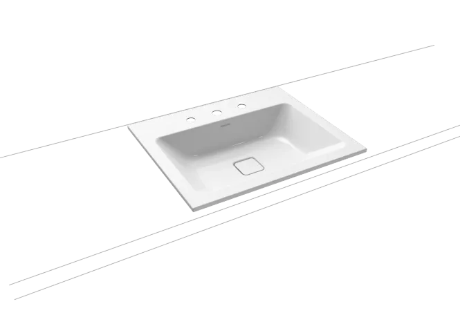 Hovedbilde Kaldewei CONO Mod 3080 Nedfelt Servant, 60x50 cm, Alpine White, 3 ...
