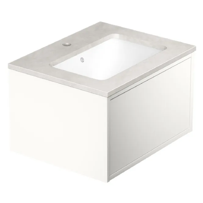 Hovedbilde Gustavsberg Ducentic Servantskap 60 cm med Polar Grey Benkeplate og ...