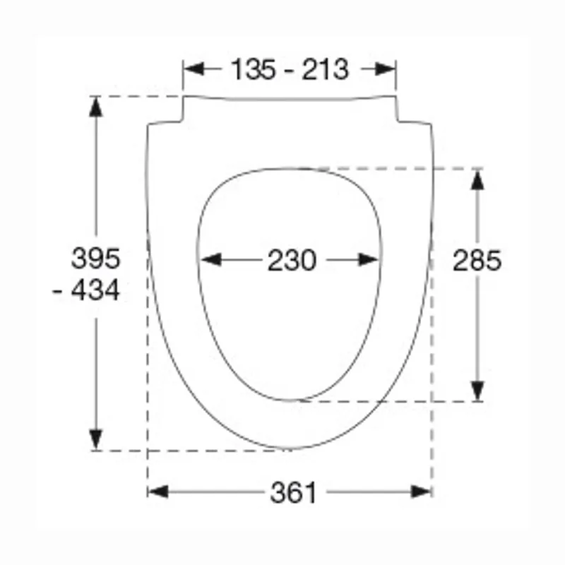 Pressalit Sway Norden 1030 Toalettsete Sort