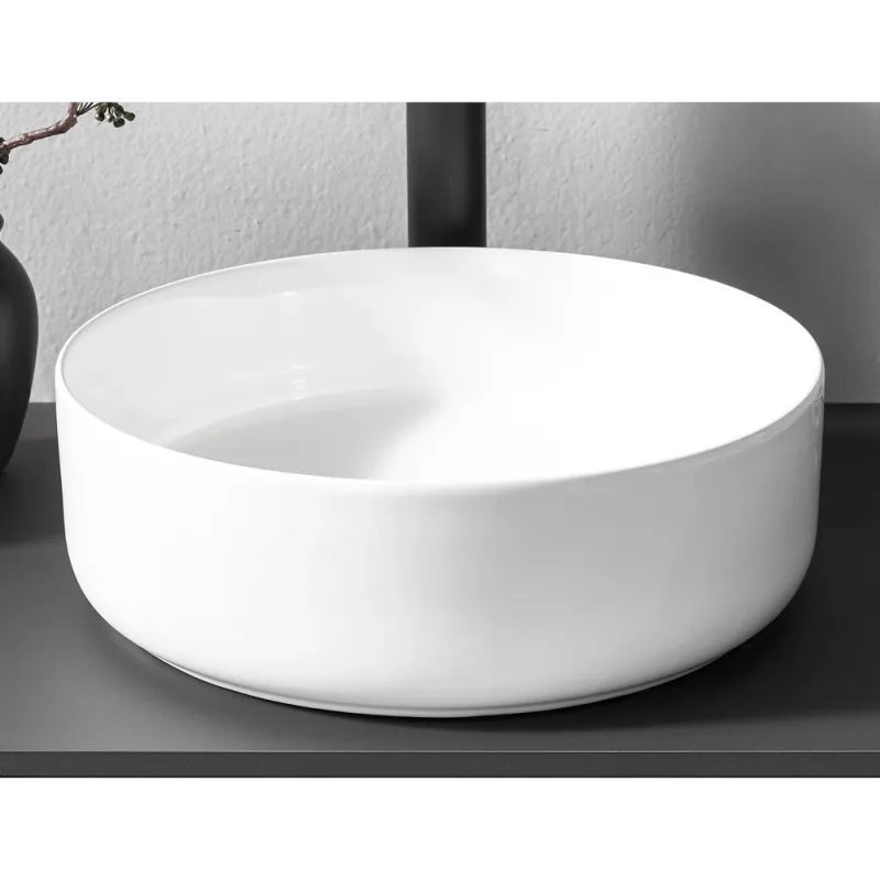 Scala Bad Rund Trend servant ø35 cm toppmontert porselen