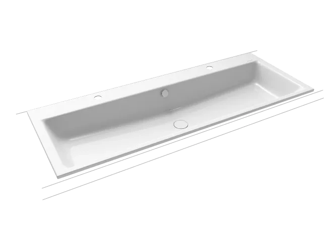 Hovedbilde Kaldewei PURO Mod 3169-D Dobbel Nedfelt Servant, 120x46 cm, Alpine ...