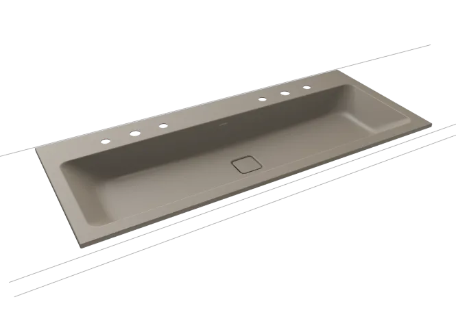 Hovedbilde Kaldewei CONO Mod 3082 Dobbel Nedfelt Servant, 120x50 cm, Warm Grey ...