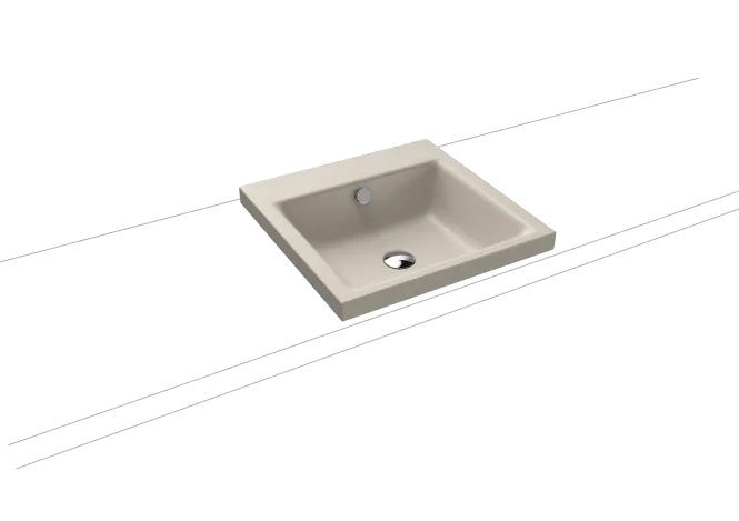 Hovedbilde Kaldewei PURO Mod 3153 Toppmontert Servant, 46x46 cm, Warm Grey 10, 0 ...