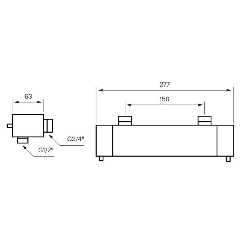 Tapwell LES268 dusjbatteri